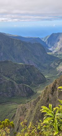 Grandiose Ausblicke auf dem Weg zum Piton de la Fornaise &copy;Susanne Reuter 